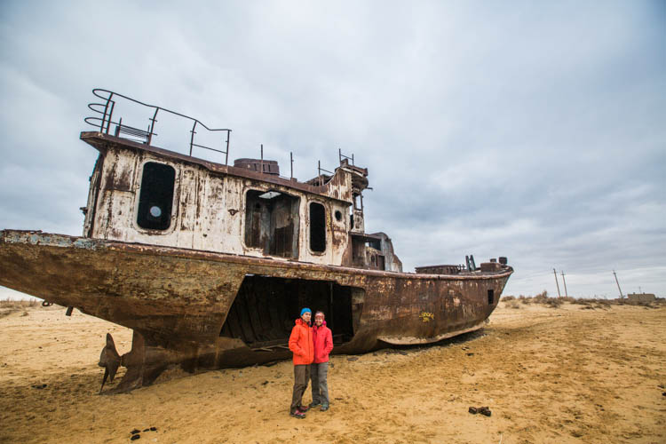 The Fast Disappearing Aral Sea in Uzbekistan